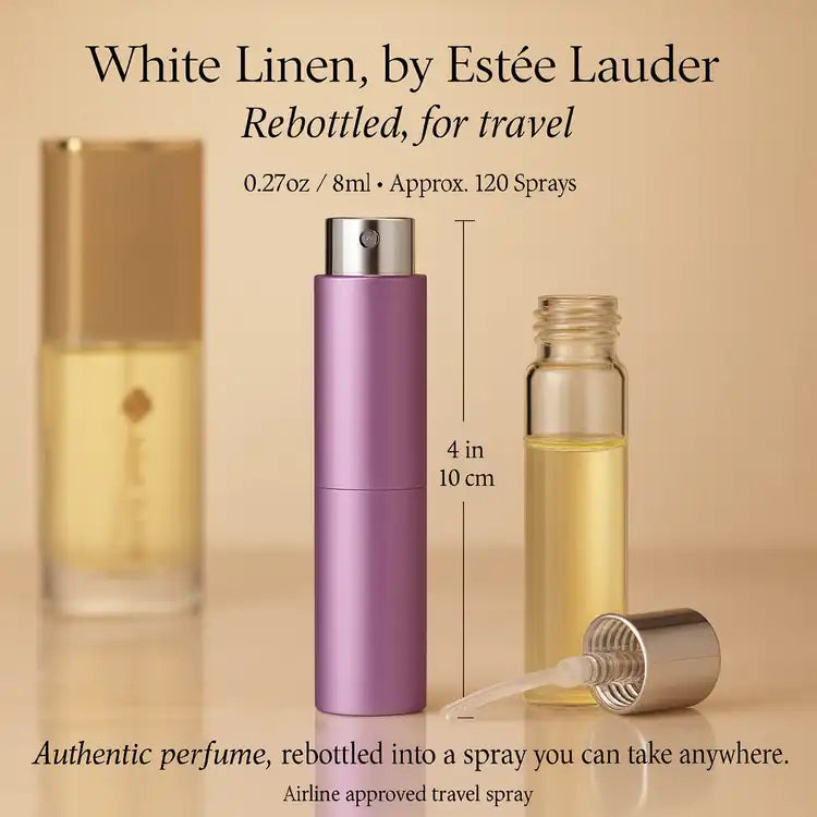 White Linen Inspired Perfume – Fresh Clean Floral Scent-Scents of Aroma Inc.